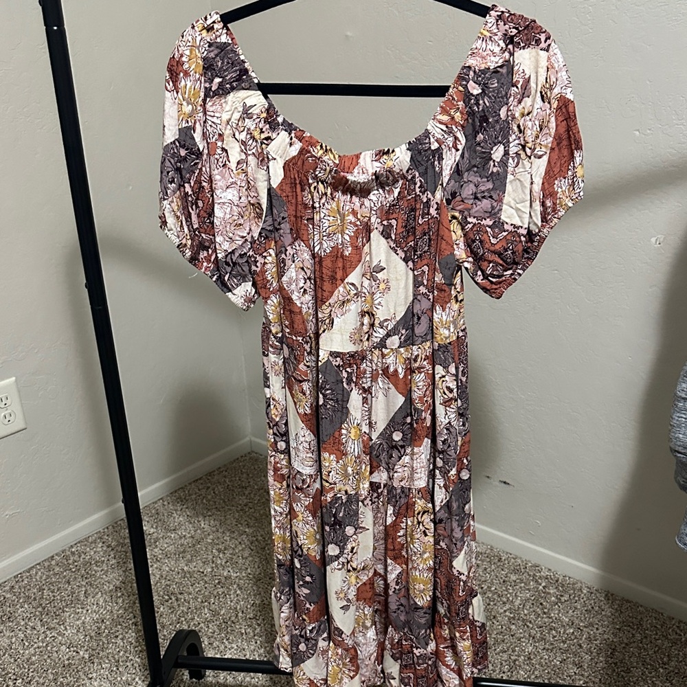 NWT- Maurices Boho Floral Dress